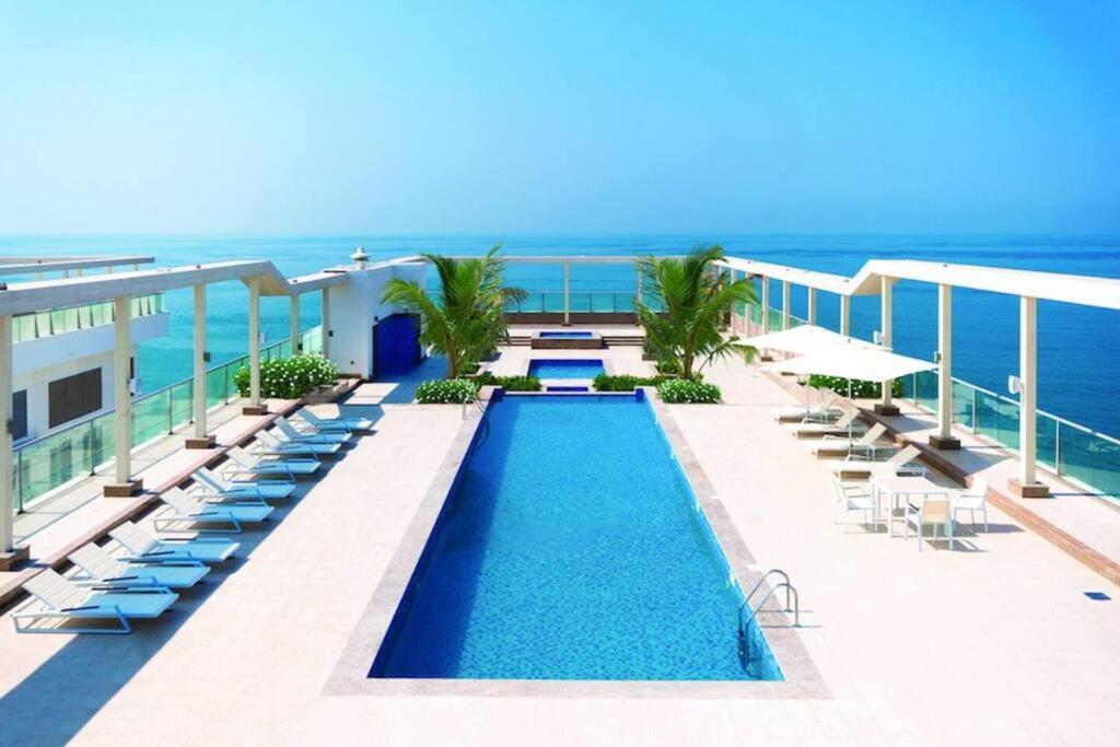 Ocean Whisper Ultra Luxe 1 Bedroom Apartment With A Private Beach - Al Marjan Island رأس الخيمة المظهر الخارجي الصورة